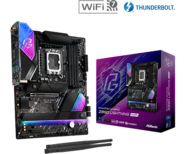 ASRock Z890 Lightning WiFi マザーボード ASRock | Z890 Lightning Wifi